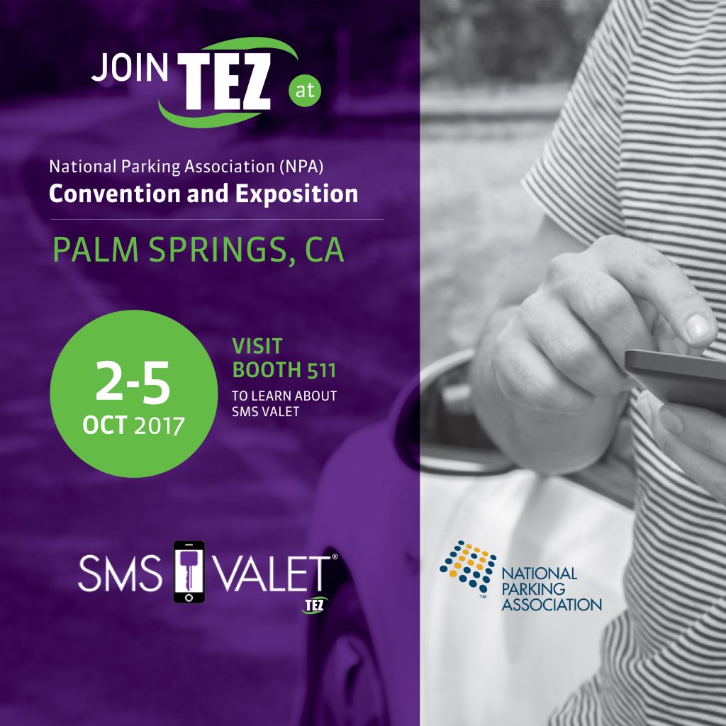 National Parking Association Convention & Exposition SMS Valet®